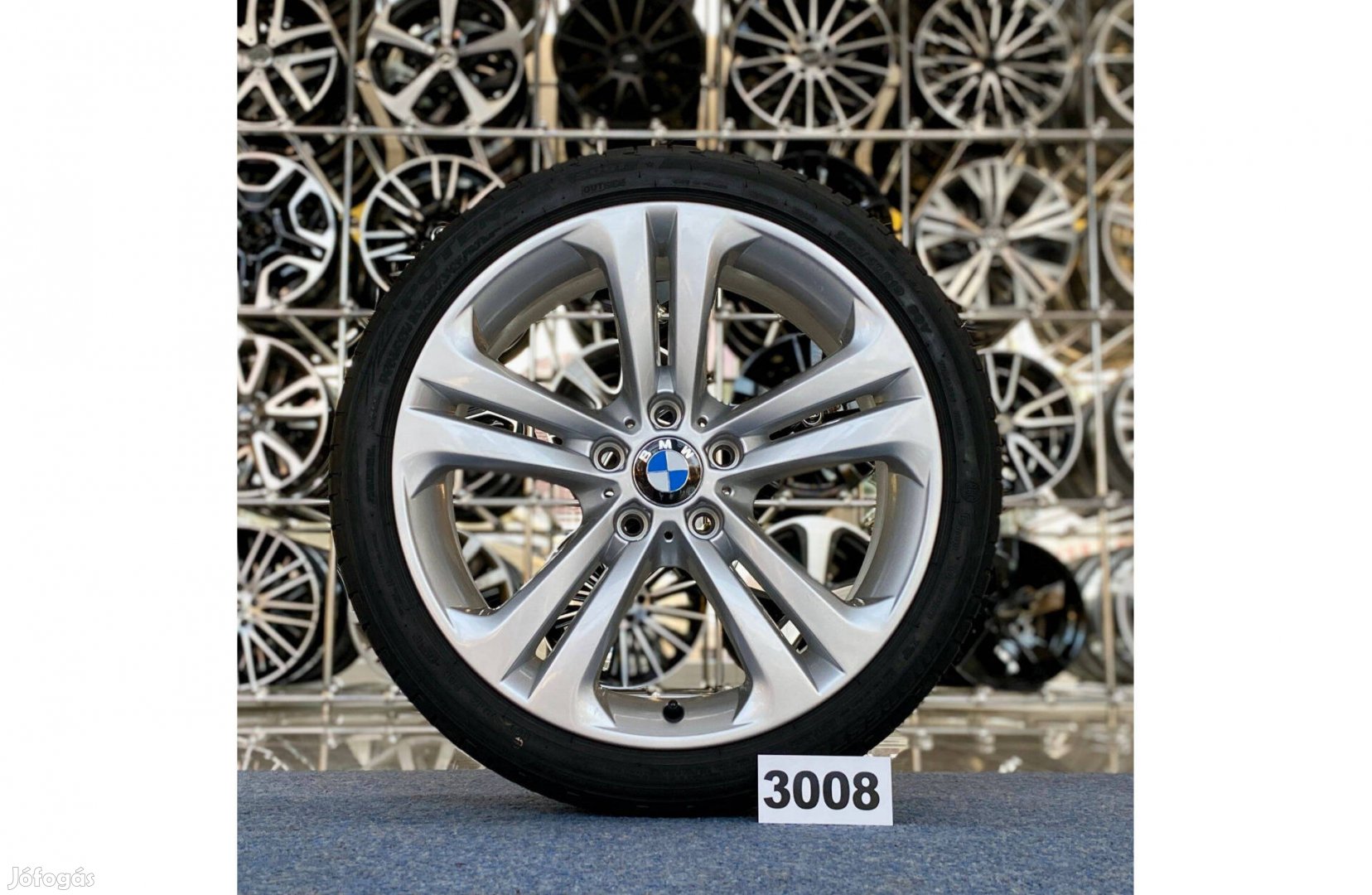 BMW 19 gyári alufelni felni 5x120 kétszéles nyári gumi, F30 F31 (3008)