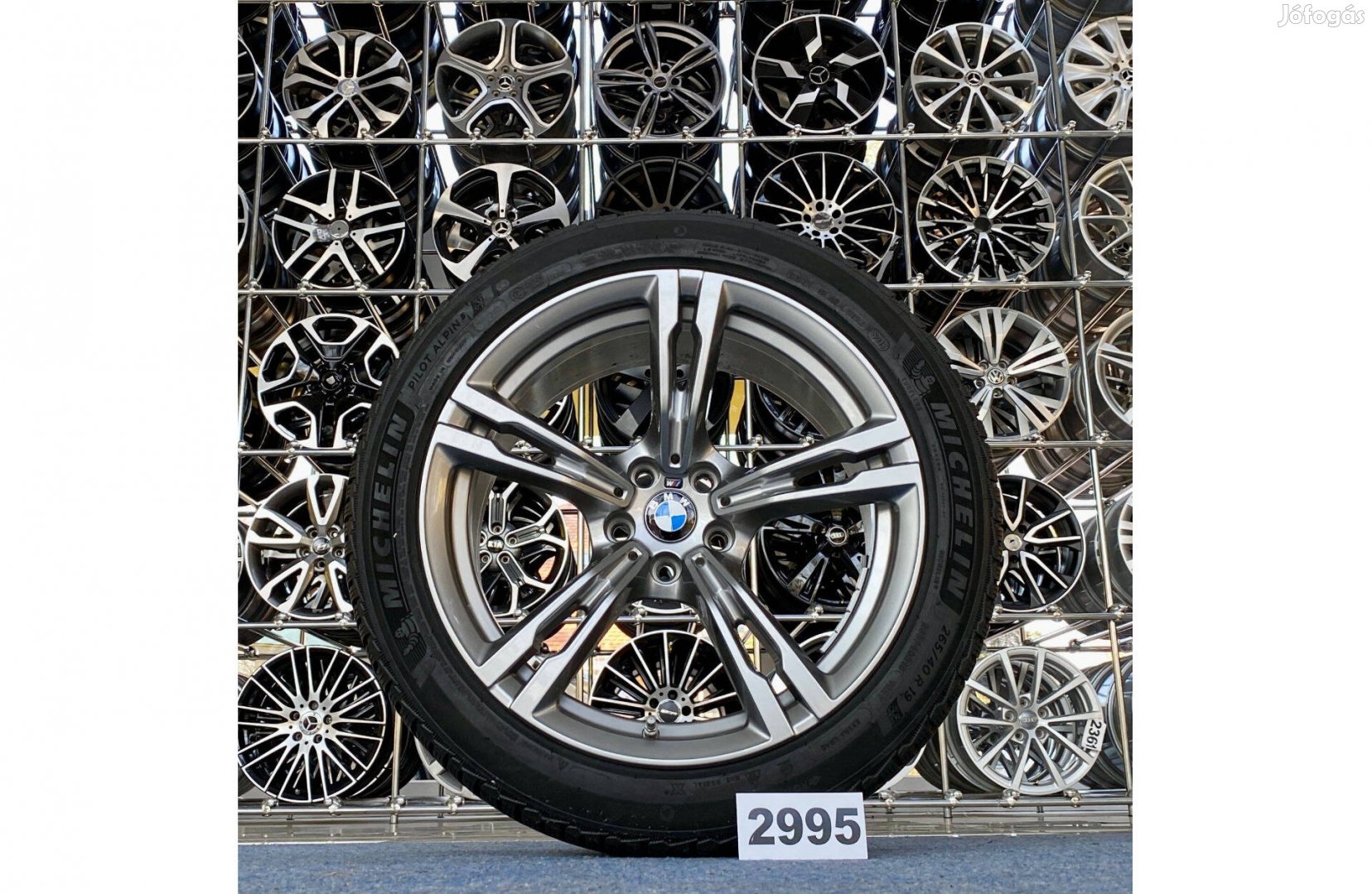 BMW 19 gyári alufelni felni, 5x112, 265/40 téli gumi, F90 M5 (2995)