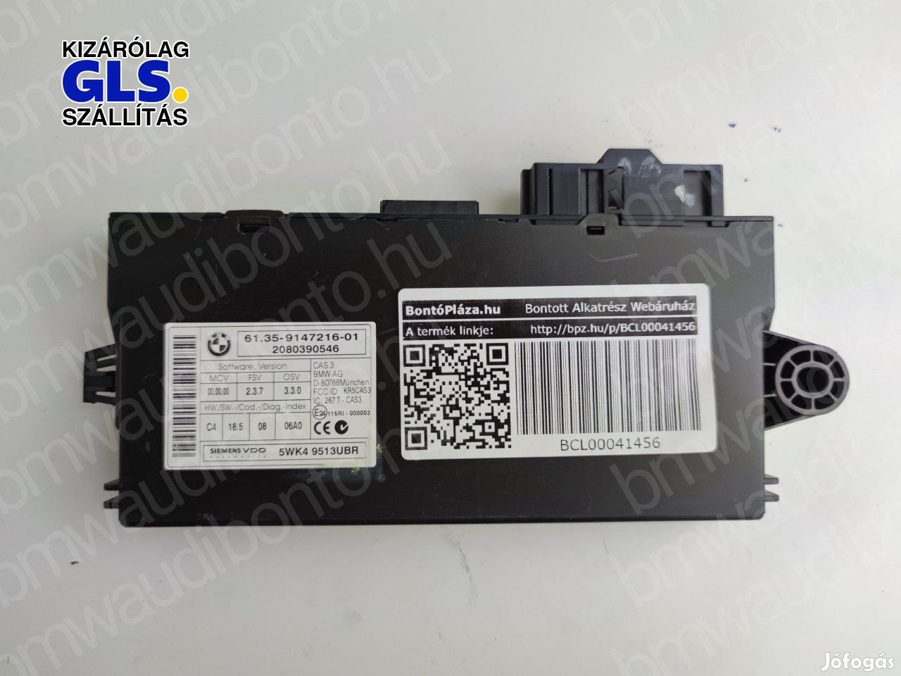 BMW 1 Cabrio (E88) Indításgátló vezérlőegység/modul (9147216)