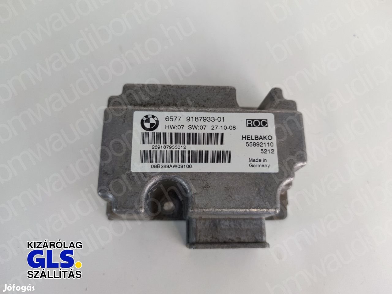 BMW 1 Cabrio (E88) Kabrió bukókeret aktiváló (9187933, 65779187933)