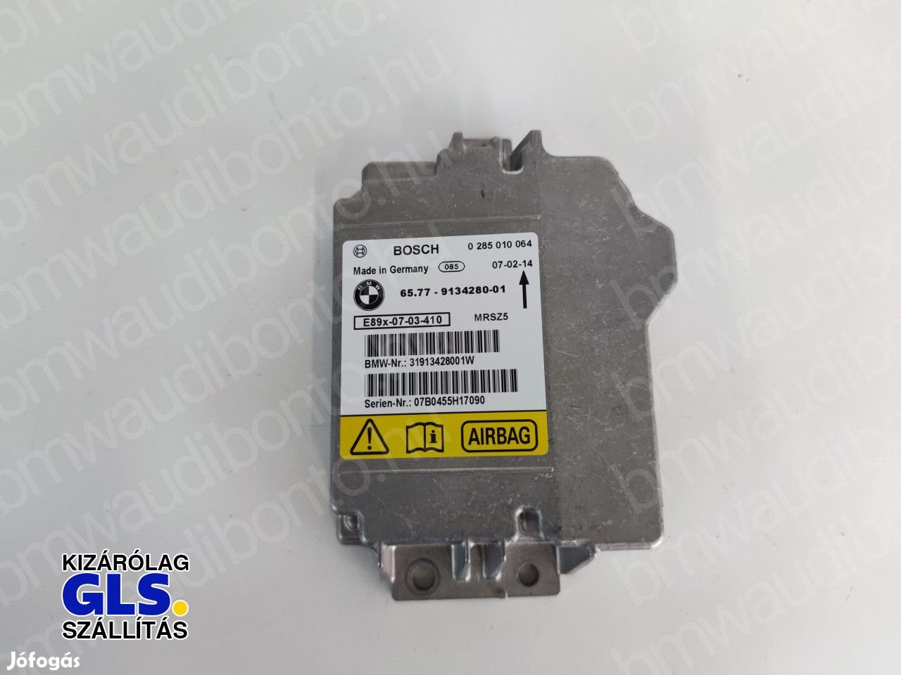 BMW 1 (E81) Légzsákvezérlő egység/modul (9134280, 65779134280)