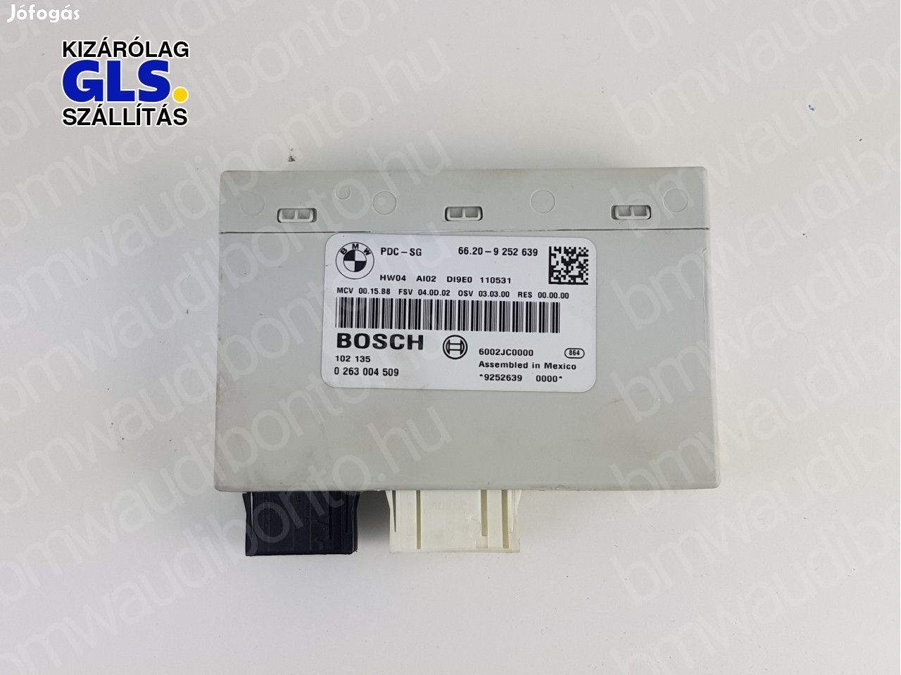 BMW 1 (E81) Tolatóradar vezérlőegység/modul (9252639, 66209252639)