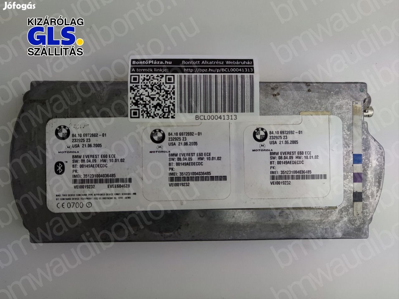 BMW 1 (E87) Bluetooth vezérlőegység modul (6972692, 84106972692)