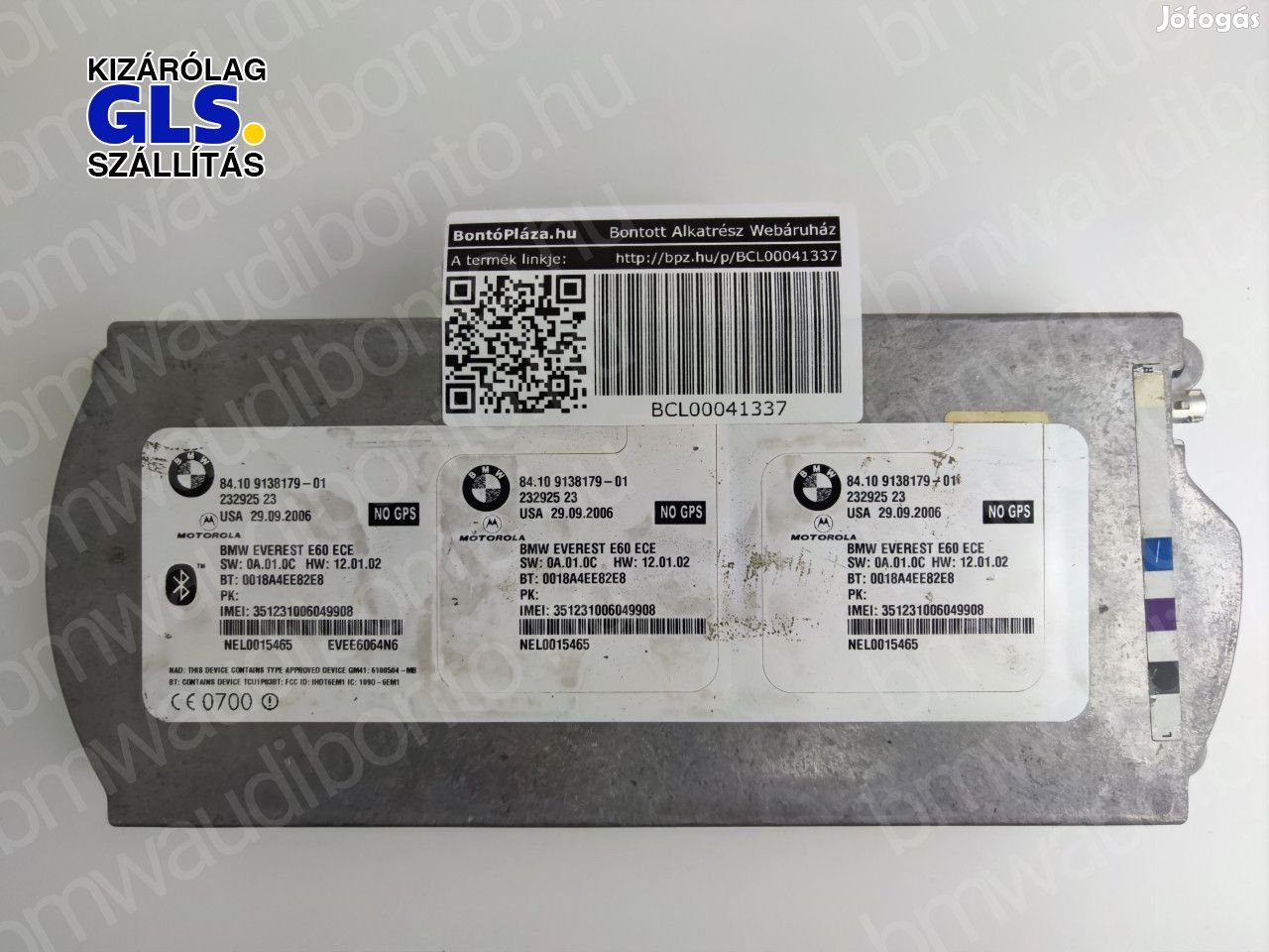 BMW 1 (E87) Bluetooth vezérlőegység modul (9138179)
