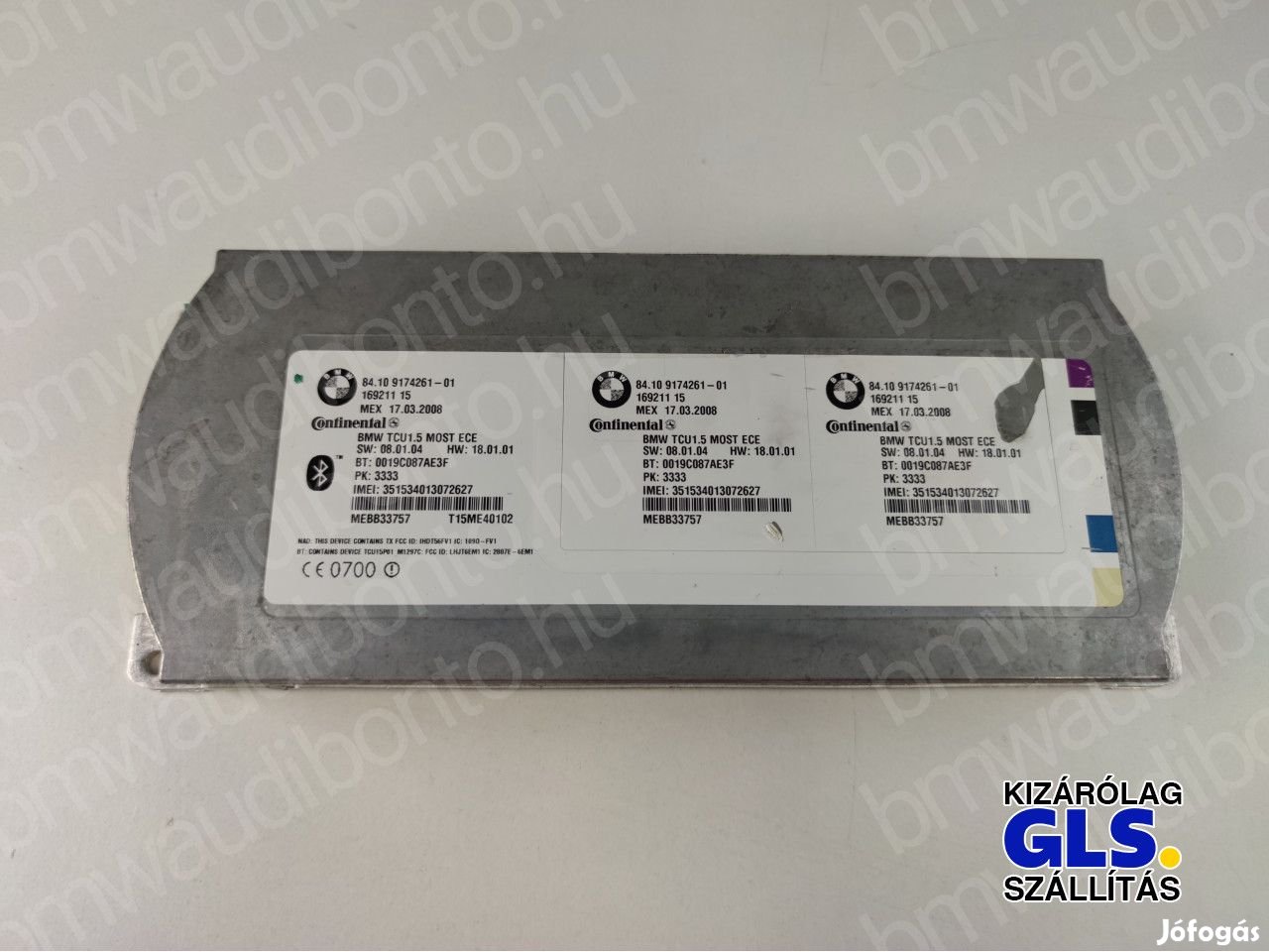 BMW 1 (E87) Bluetooth vezérlőegység modul (9174261, 84109174261)