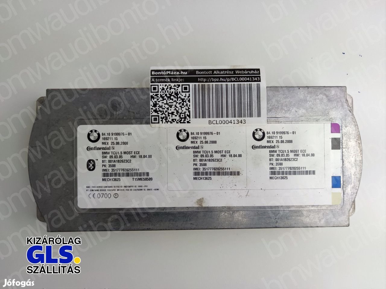 BMW 1 (E87) Bluetooth vezérlőegység modul (9199976)