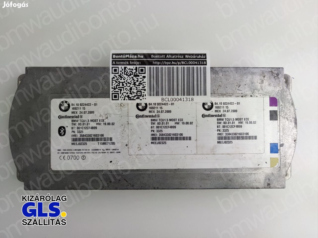 BMW 1 (E87) Bluetooth vezérlőegység modul (9224422)