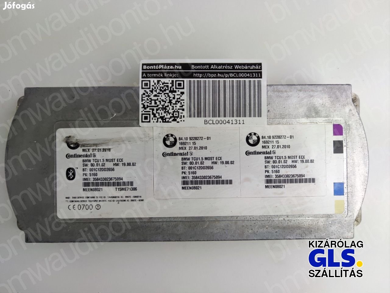 BMW 1 (E87) Bluetooth vezérlőegység modul (9228272)