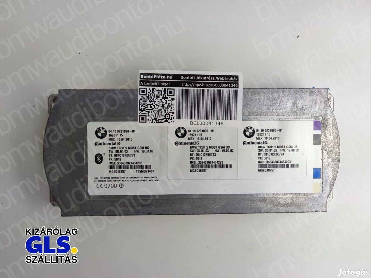 BMW 1 (E87) Bluetooth vezérlőegység modul (9231090)