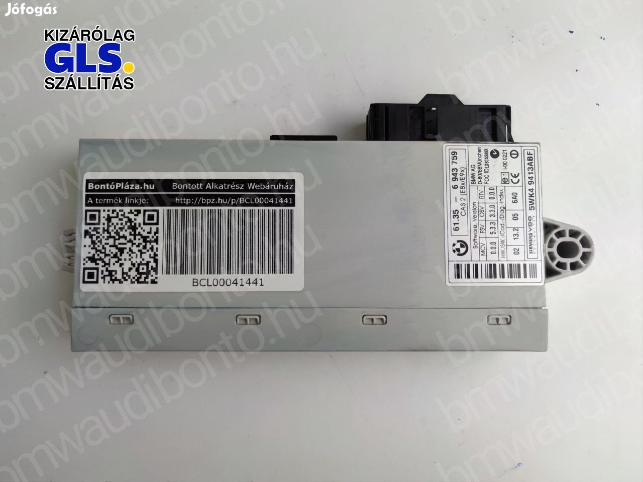 BMW 1 (E87) Indításgátló vezérlőegység/modul (6943759, 61356943759)