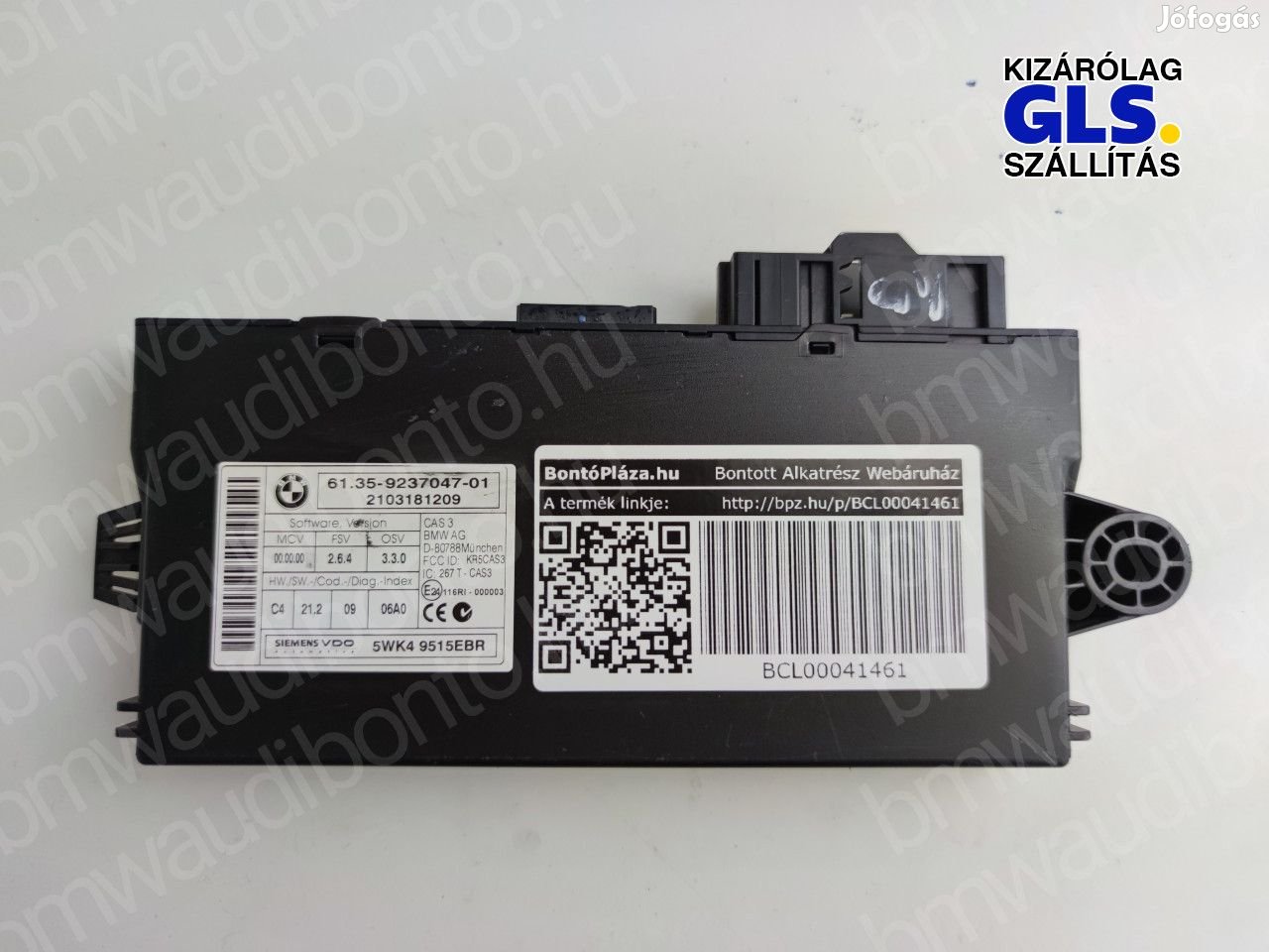 BMW 1 (E87) Indításgátló vezérlőegység/modul (9237047)