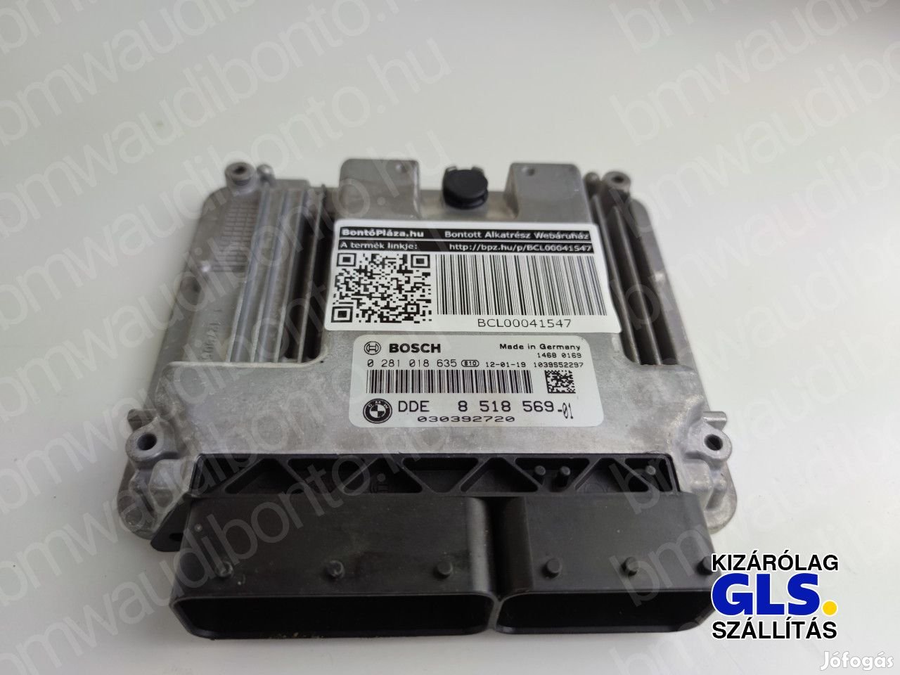 BMW 1 F20 118 d N47D20C Motorvezérlő egységmodul 8518569