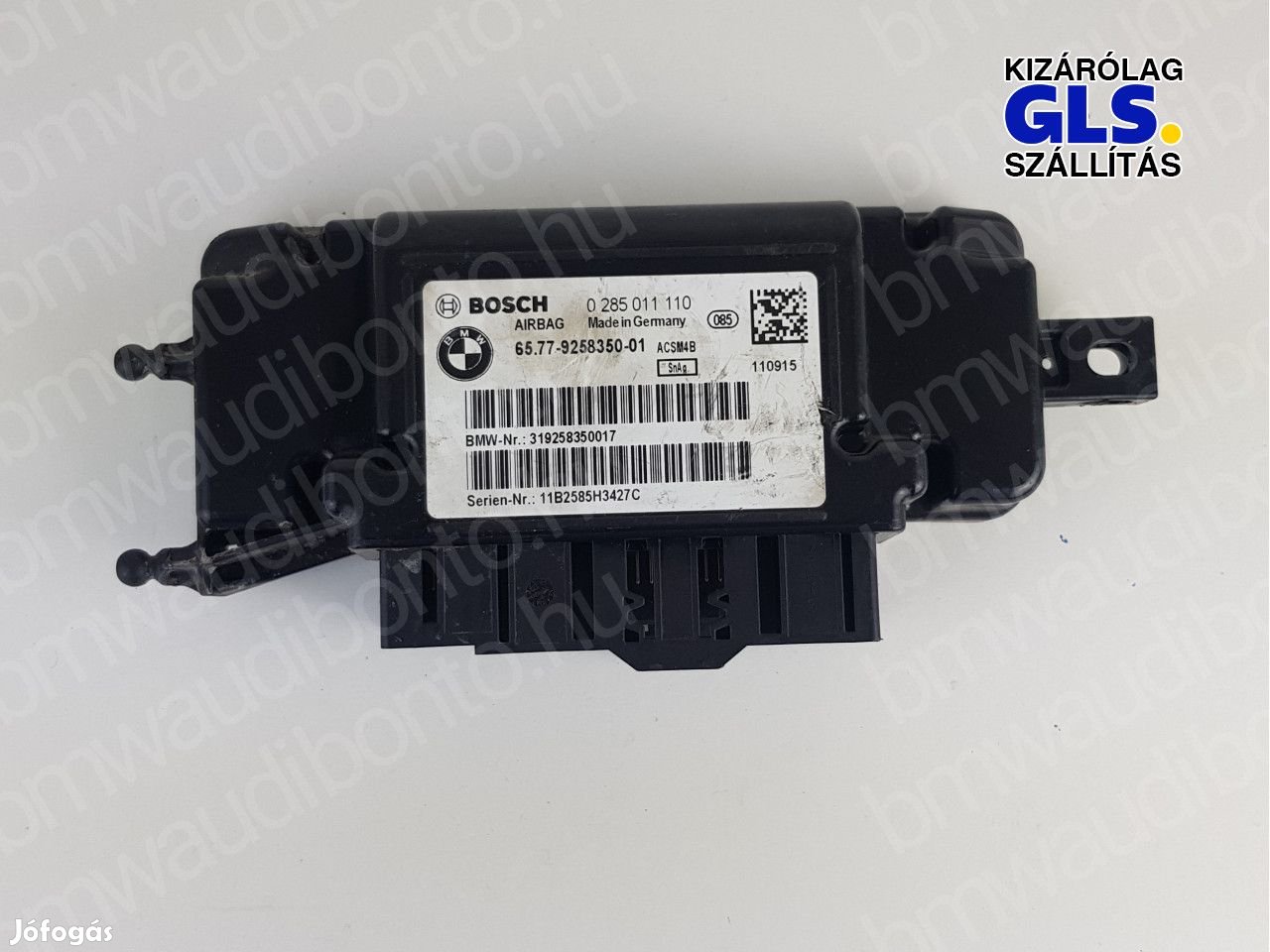 BMW 1 (F20) Légzsákvezérlő egység/modul (9258350, 65779258350)