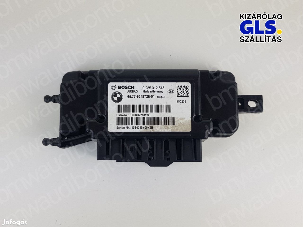 BMW 1 (F20) Légzsákvezérlő egység/modul (9348726, 65779348726)