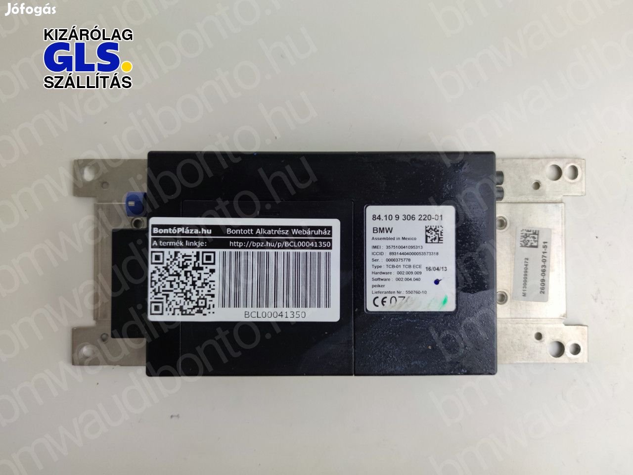 BMW 1 (F20) Telefon vezérlőegység/modul (9306220, 84109306220)