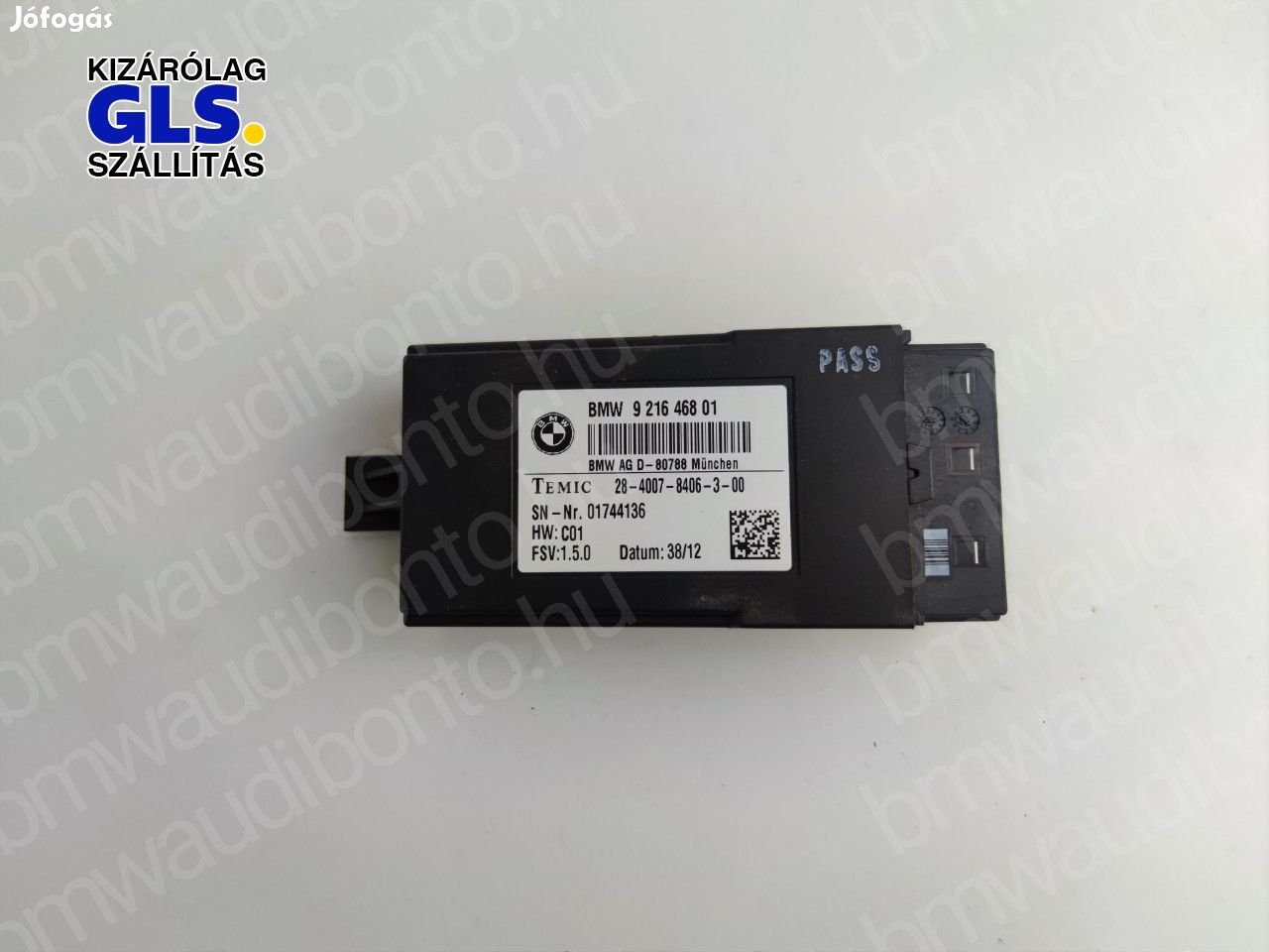 BMW 1 (F20) Ülés vezérlőegység/modul (9216468, 61359216468)