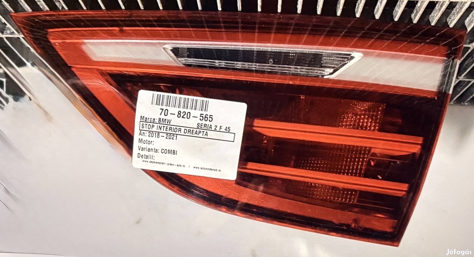 BMW 2 jobb hátsó belső lámpa