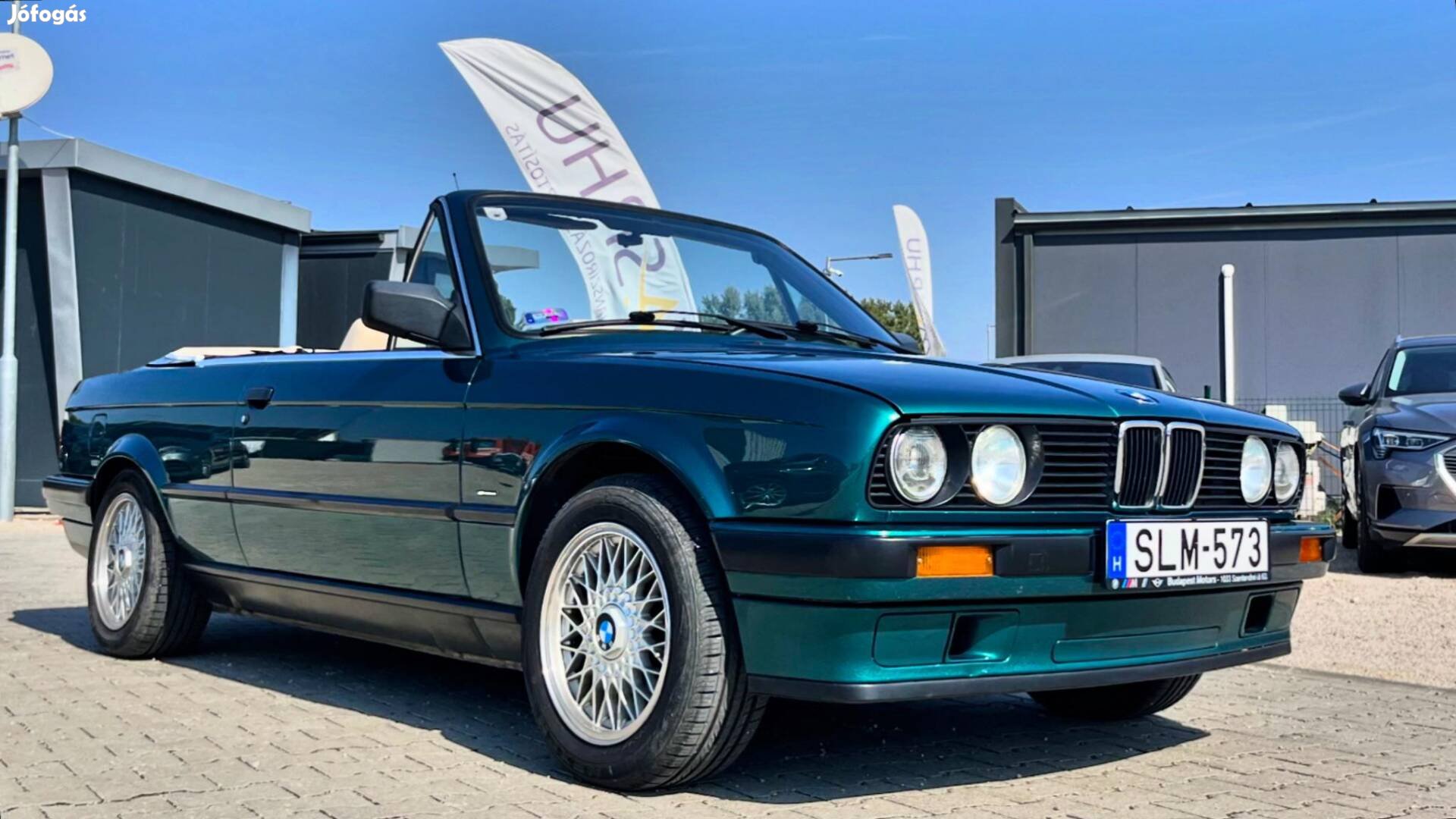 BMW 318i Cabrio Balesetmentes. Gyári állapot