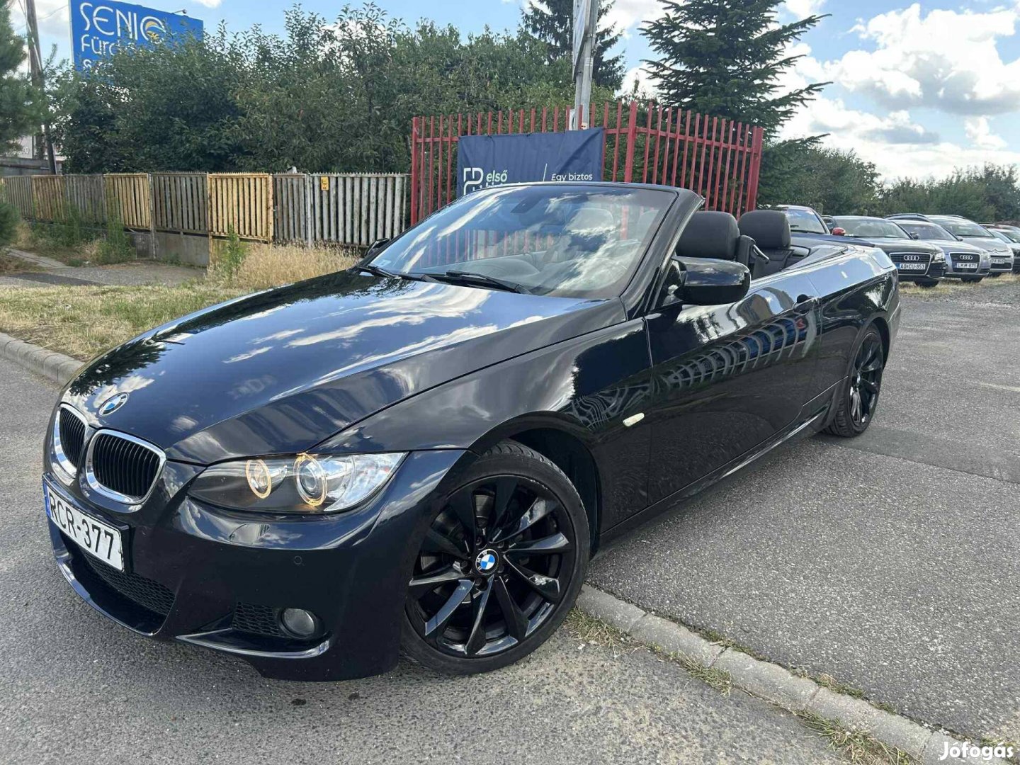 BMW 320d M-Packet+Nagy Navi+Fekete+Kézi 6!!