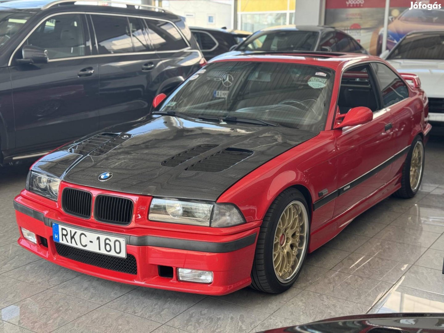 BMW 320i E36 Turbo Hellrot 400LE
