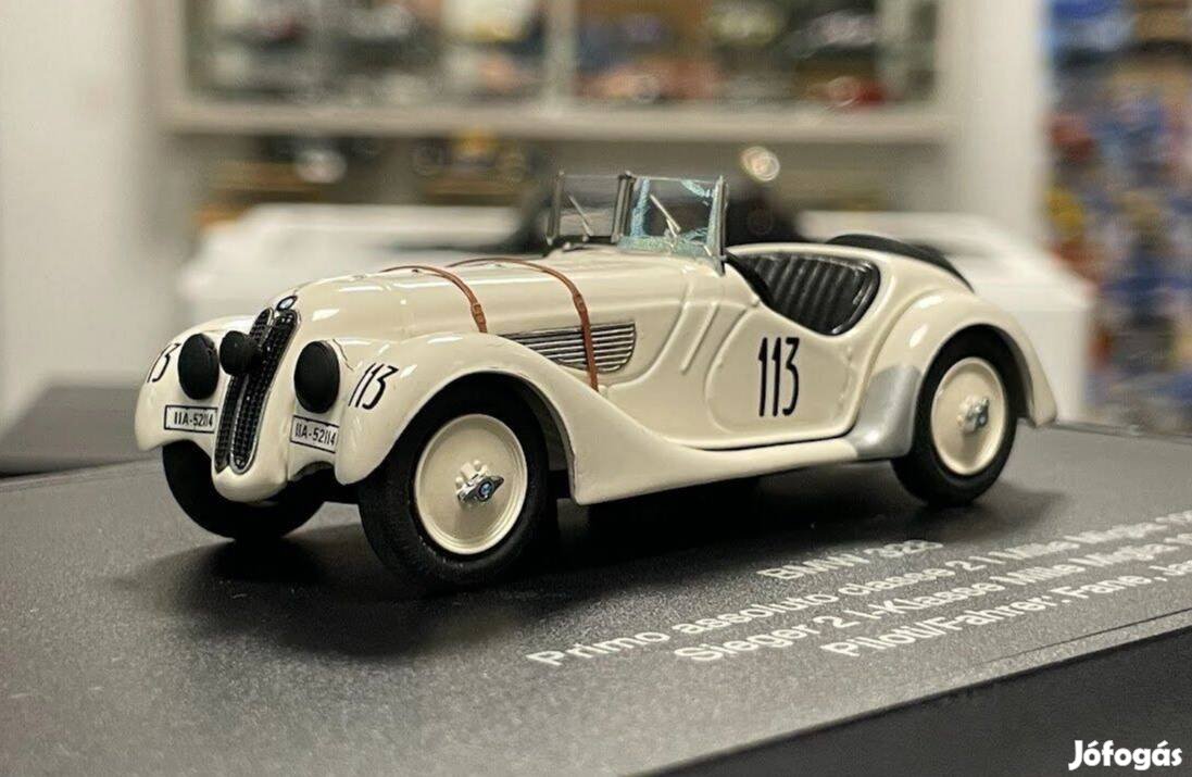 BMW 328 Roadster No.113 Mille Miglia 1938 143 Schuco Dealer
