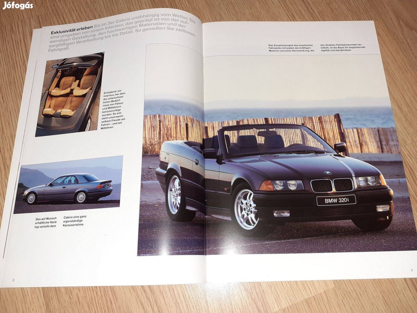 BMW 3 Cabrio prospektus - 1994, német nyelvű