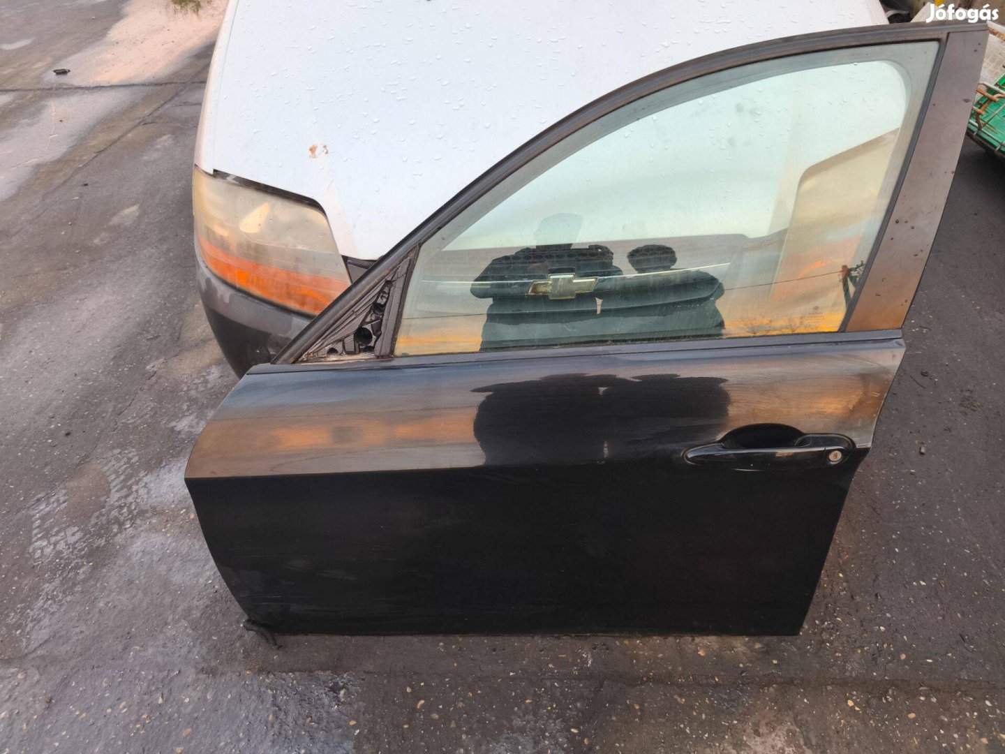 BMW 3 E90 bal első ajtó komplett tükör nélkül