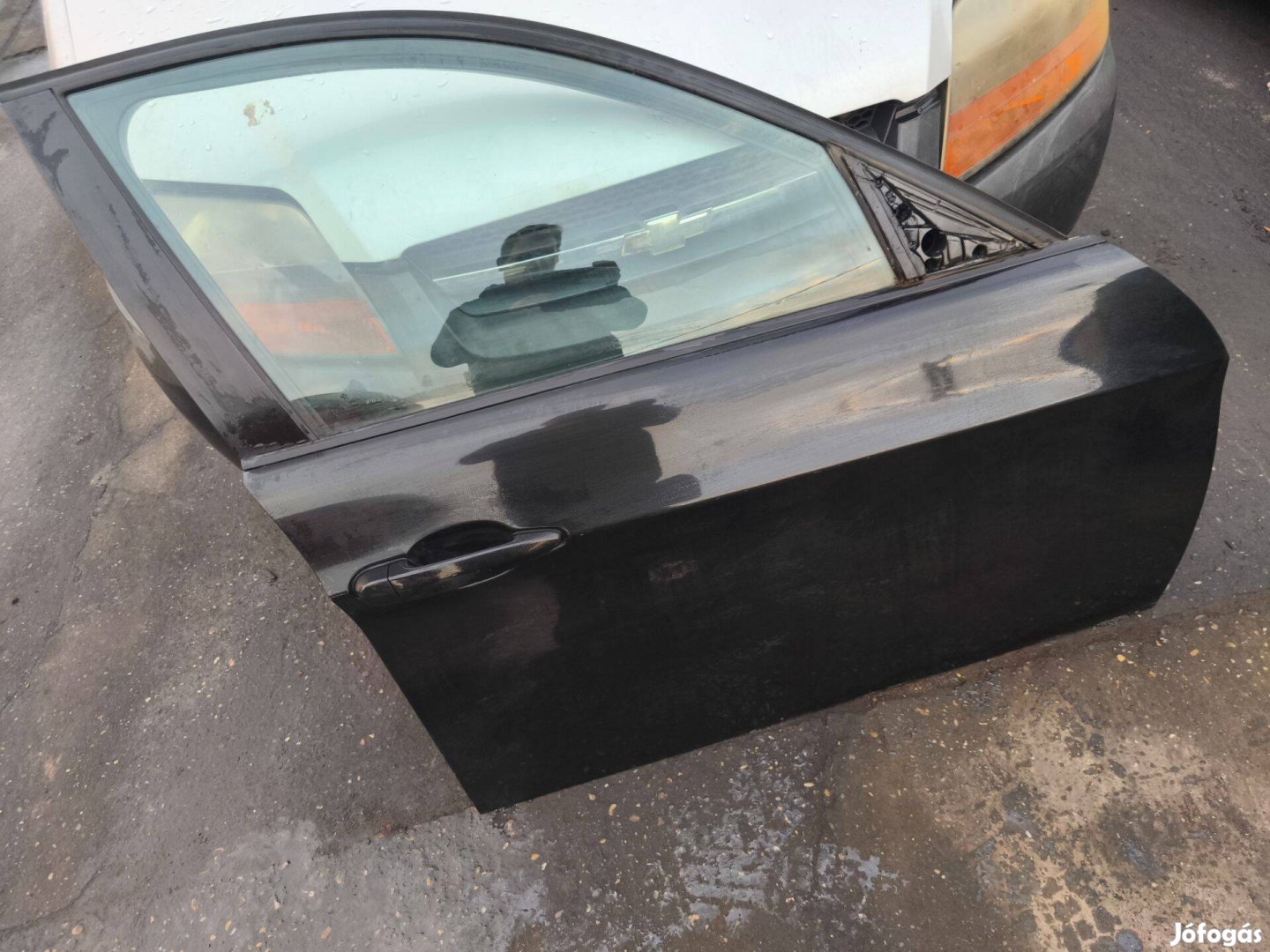 BMW 3 E90 jobb első ajtó komplett tükör nélkül