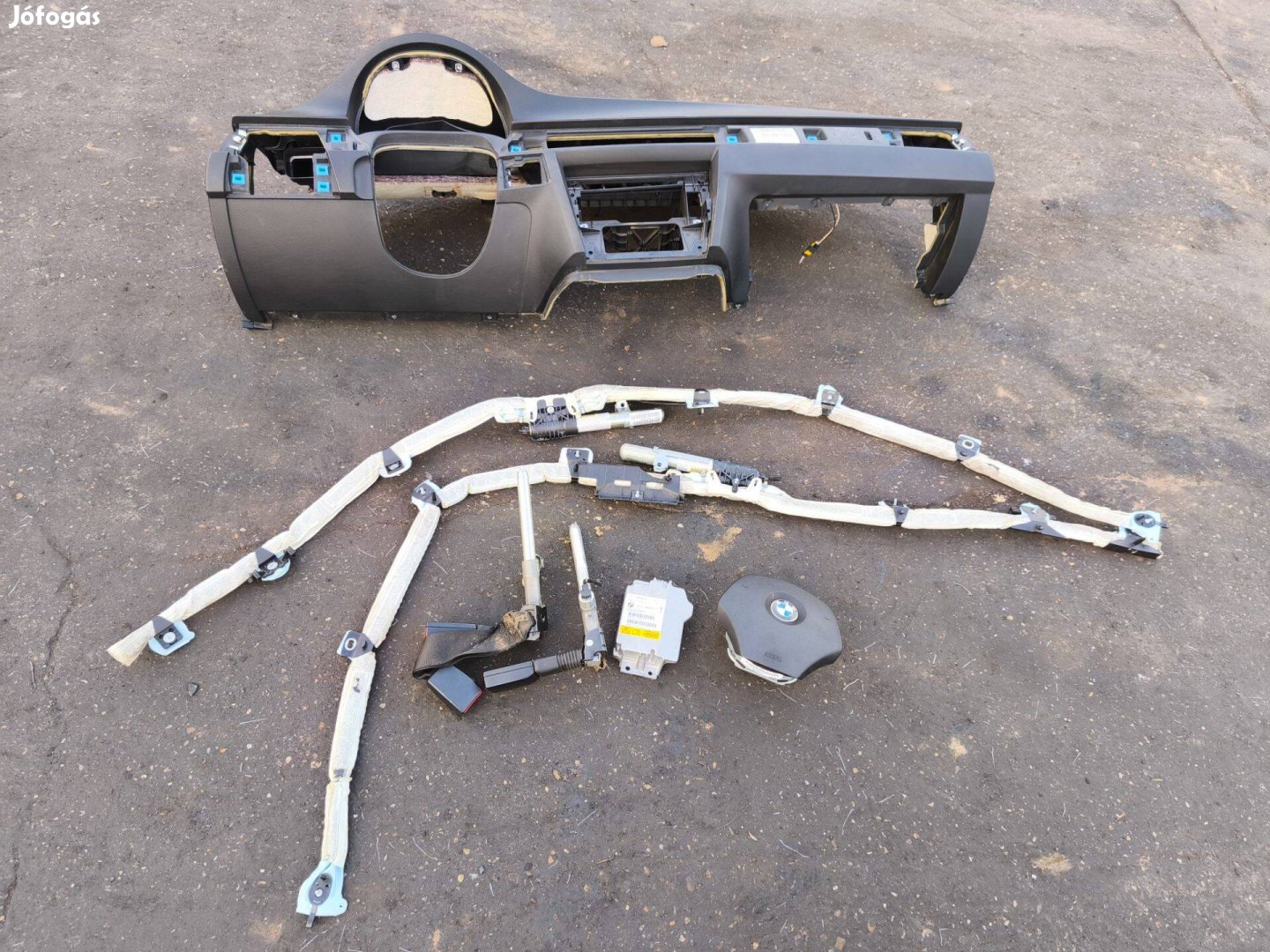 BMW 3 E90 műszerfal héj párna légzsák szett komplett