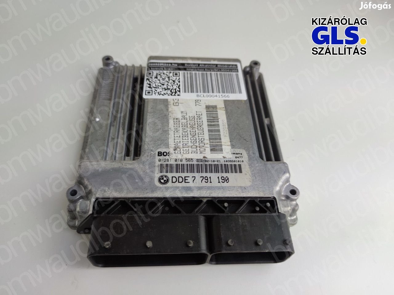 BMW 3 E46 320 d 204D4 Motorvezérlő egységmodul 7791190