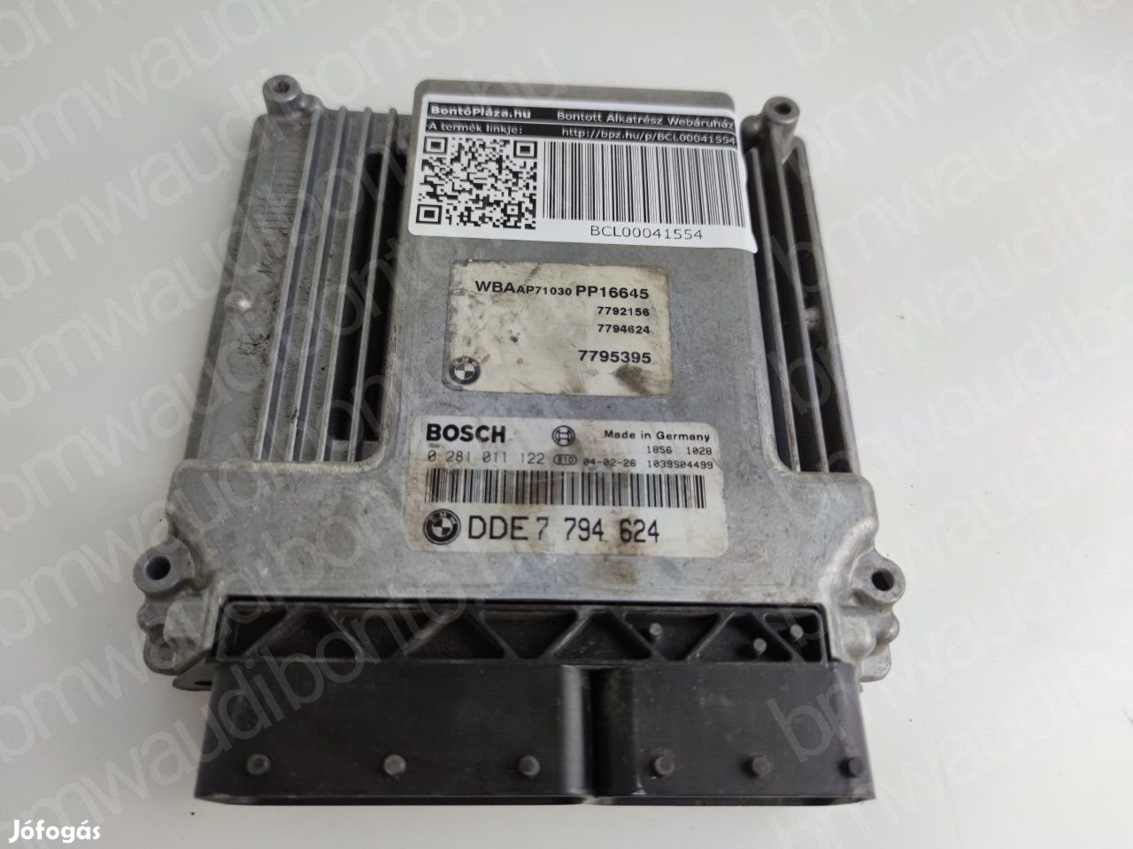 BMW 3 (E46) 320 d Motorvezérlő egység/modul (7794624, 13617794624)