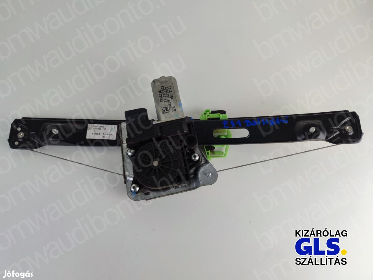 BMW 3 (E90) Bal hátsó ajtó ablakemelő szerkezet (elektromos) (7075883)