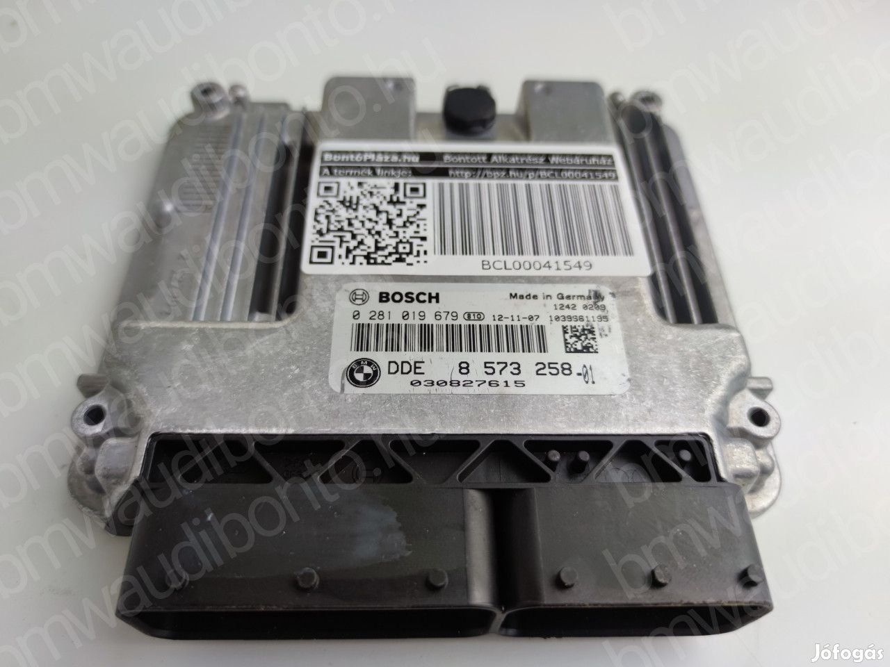 BMW 3 (F30, F80) 318 d Motorvezérlő egység/modul (8573258,