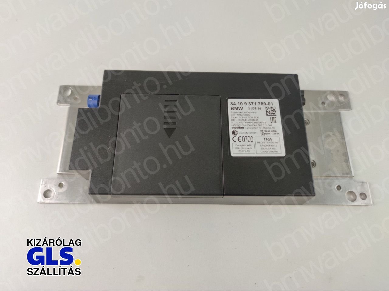 BMW 3 (F30, F80) Bluetooth vezérlőegység modul (9371789)