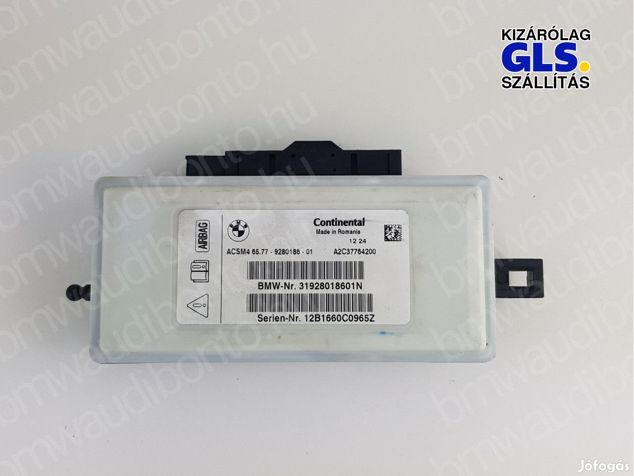 BMW 3 (F30, F80) Légzsákvezérlő egység/modul (9280186, 65779280186)