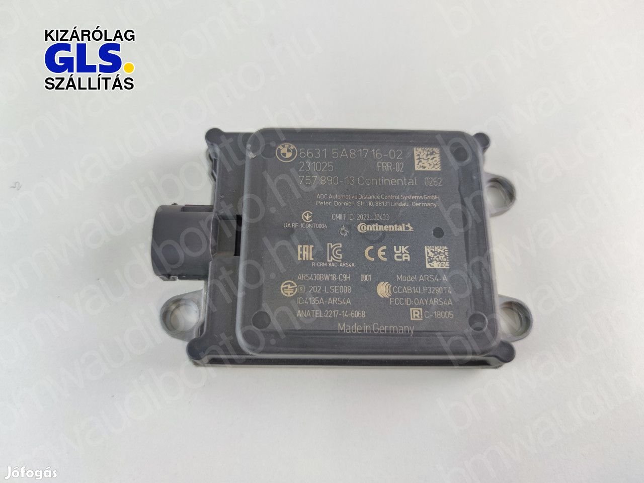 BMW 3 (G20, G80, G28) Távolságtartó szenzor (5A81716, 66315A589B4)