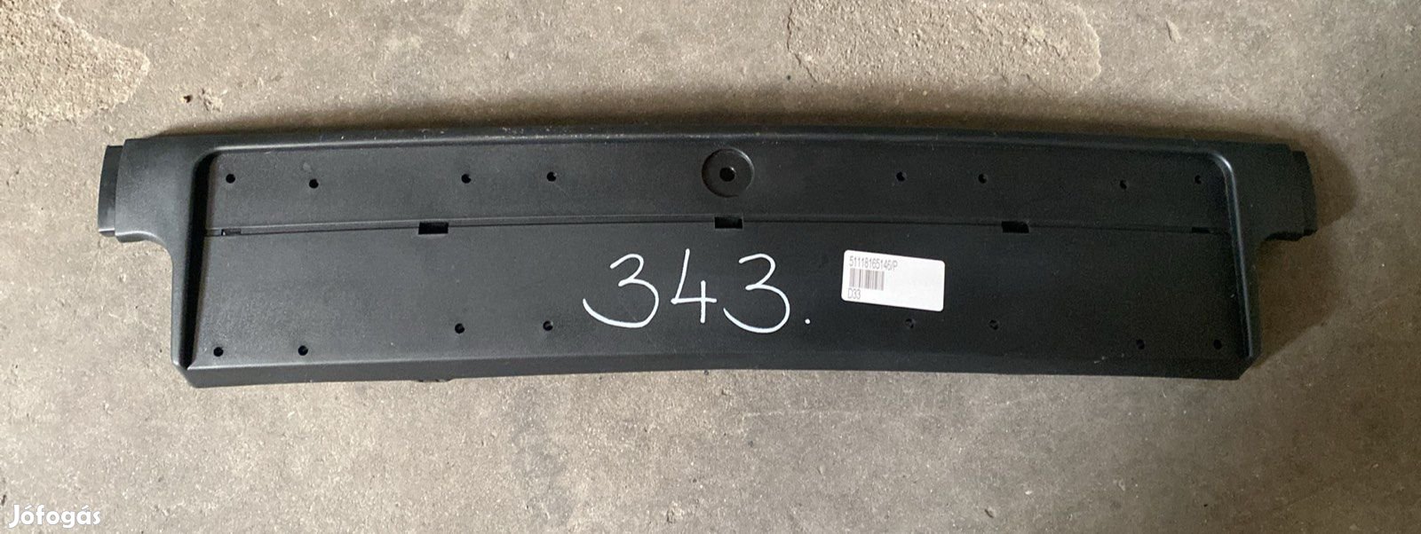 BMW 3. rendszámtábla tartó 51118165146 eladó