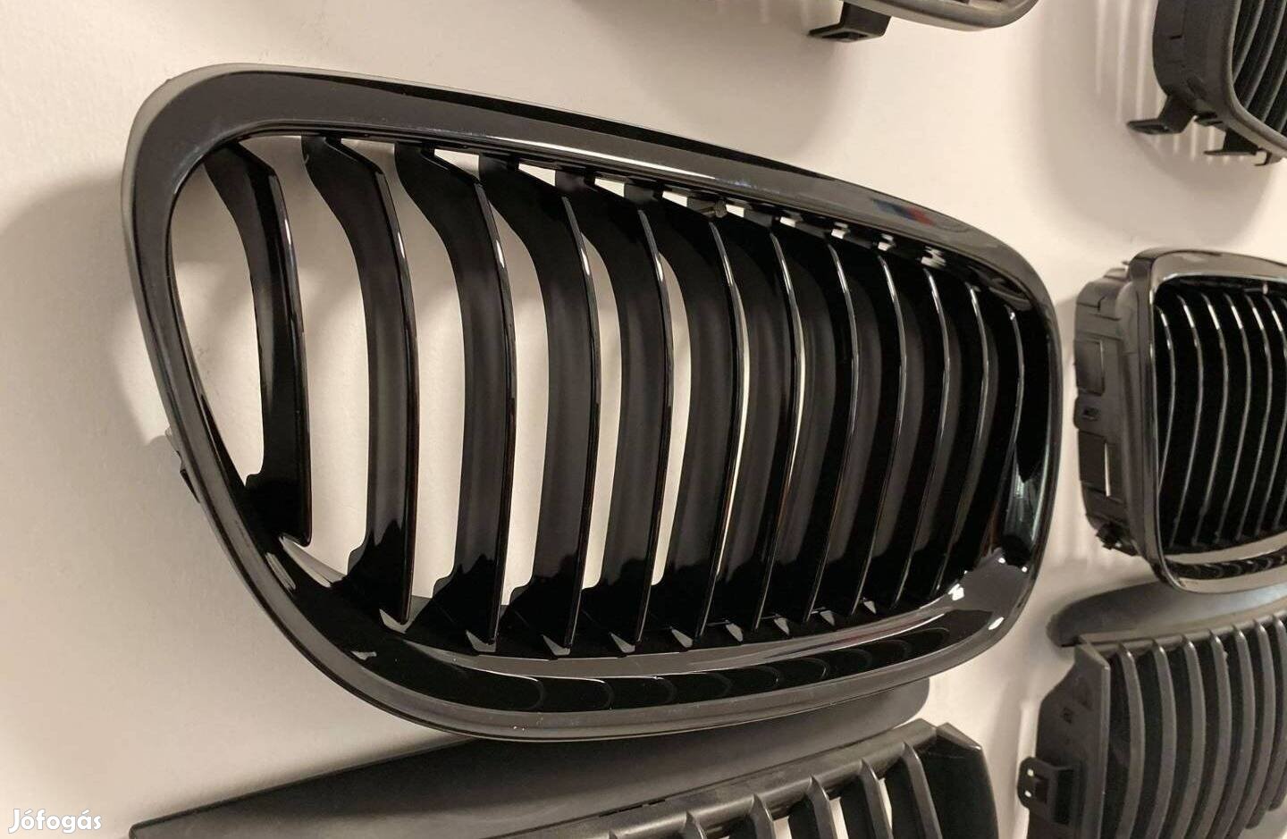 BMW 3-as E90 LCI fényes fekete vese (hűtőrács)