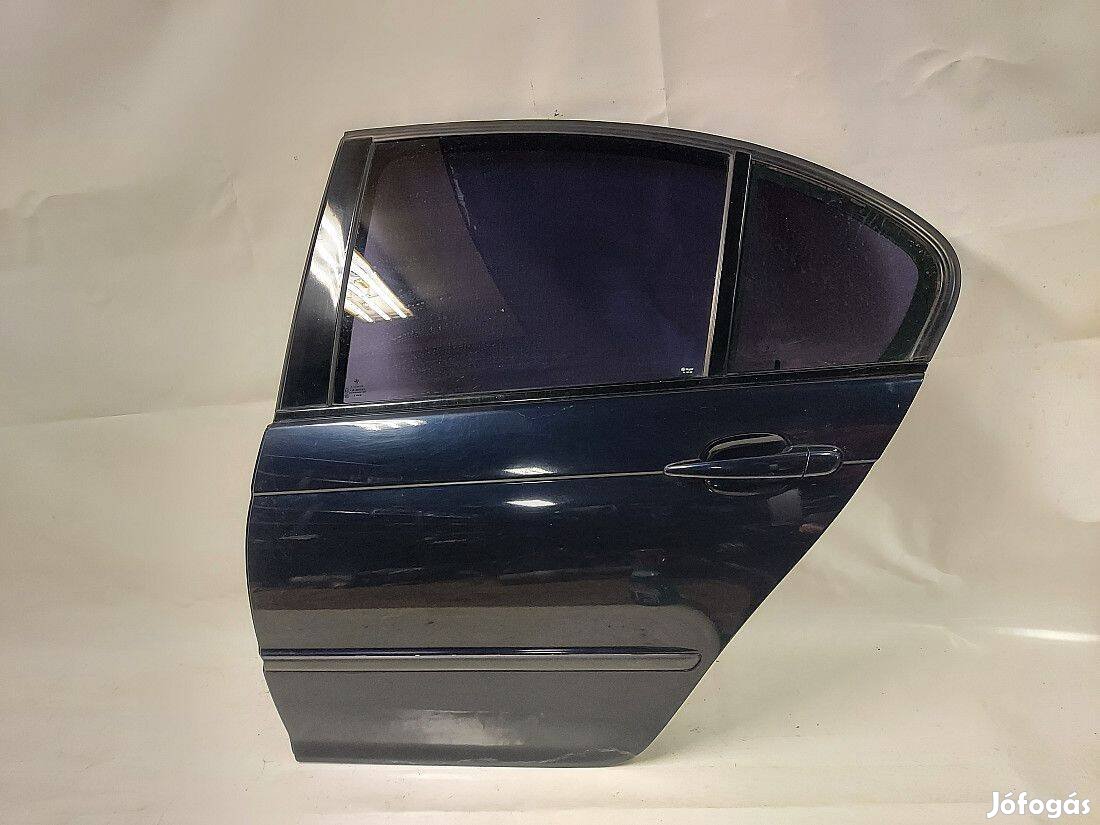 BMW 3 e46 sedan bal hátsó ajtó sötétkék