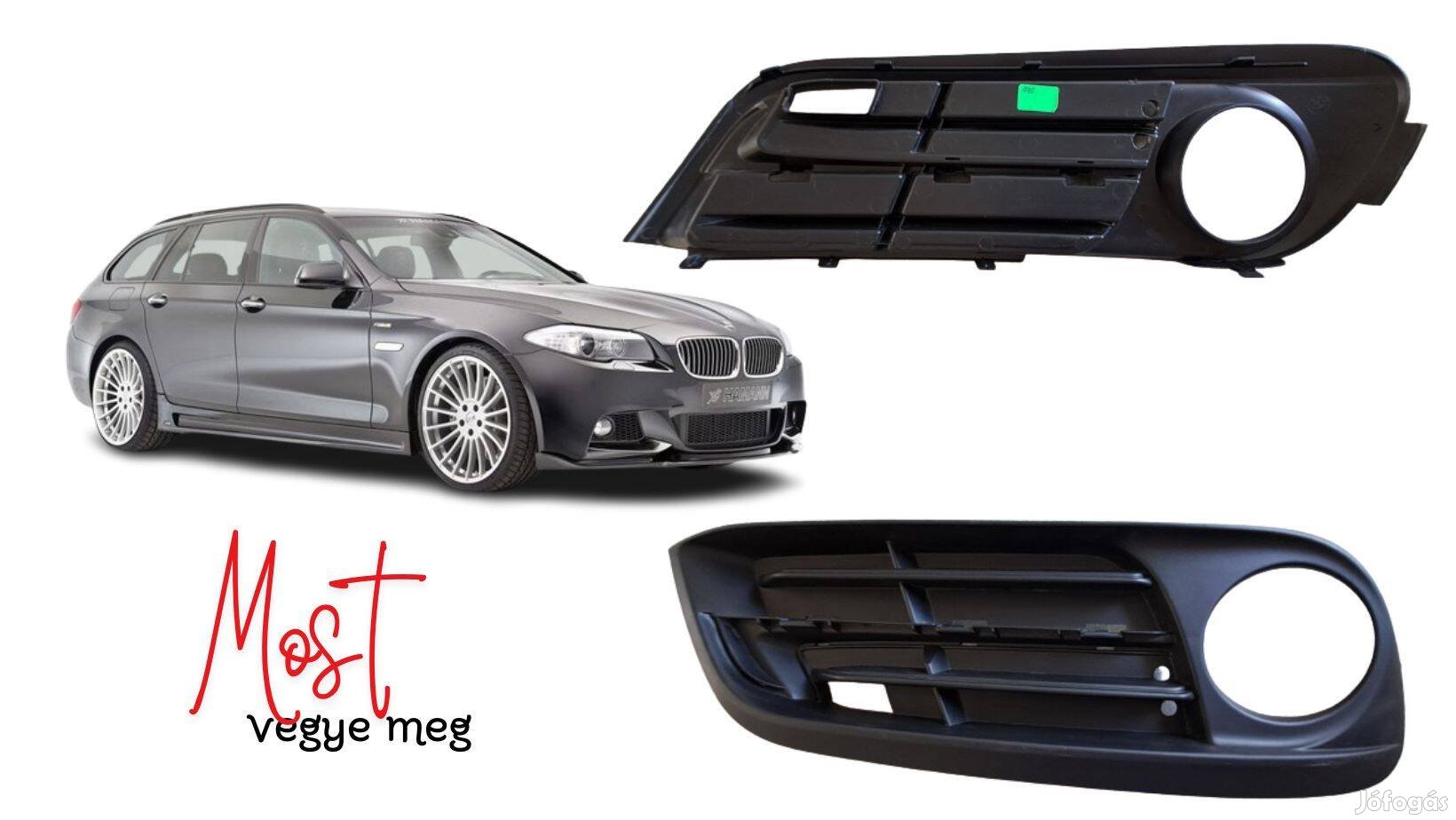 BMW 520D F11 jobb első ködlámpa rács cikkszám 11460915