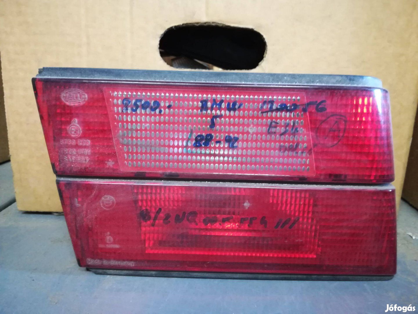 BMW 5 E34 hátsólámpa bal (4) belső 1988 -> 1996