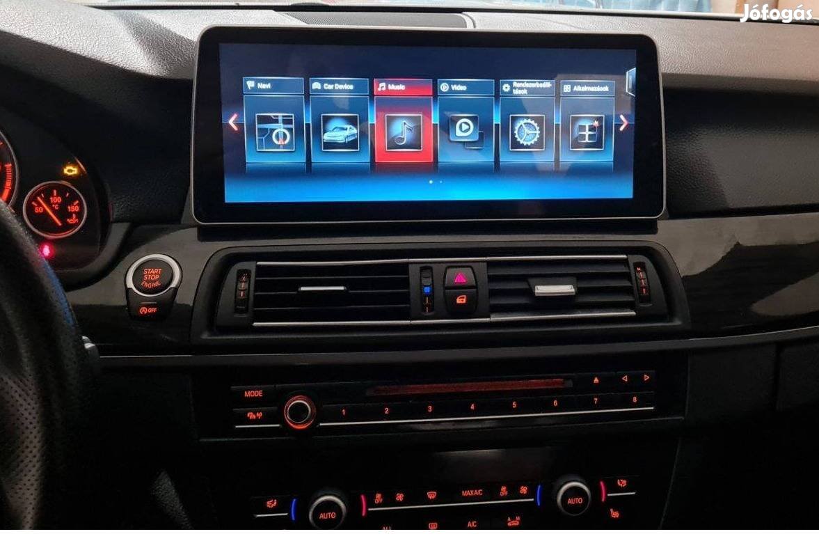 BMW 5 F10 F11 Android autórádió multimédia fejegység navi Carplay