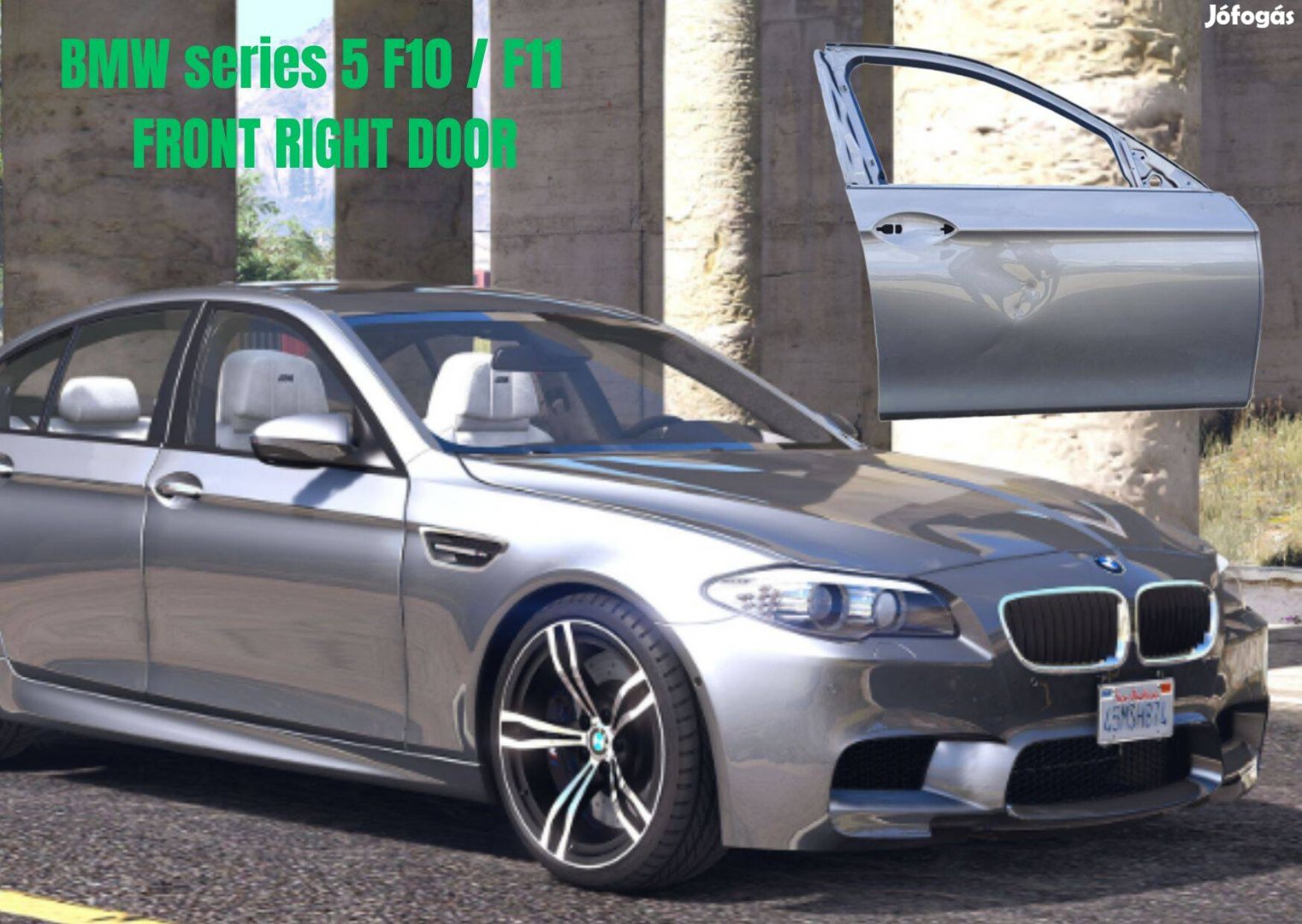BMW 5 F10 F11 jobb első ajtó lemez 41517297766 4100722251