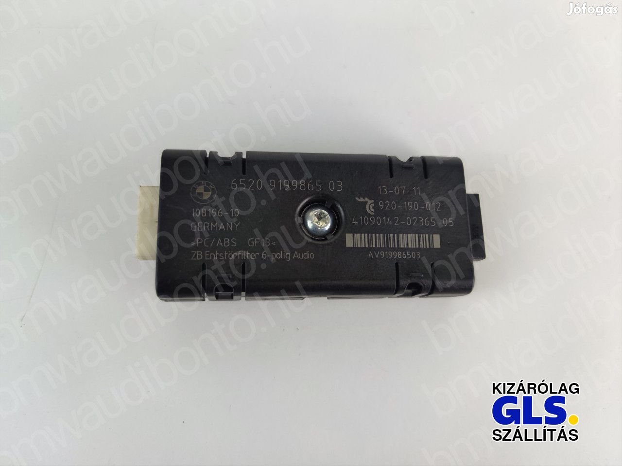 BMW 5 Gran Turismo (F07) Antenna zavarszűrő (9199865, 65209199865)