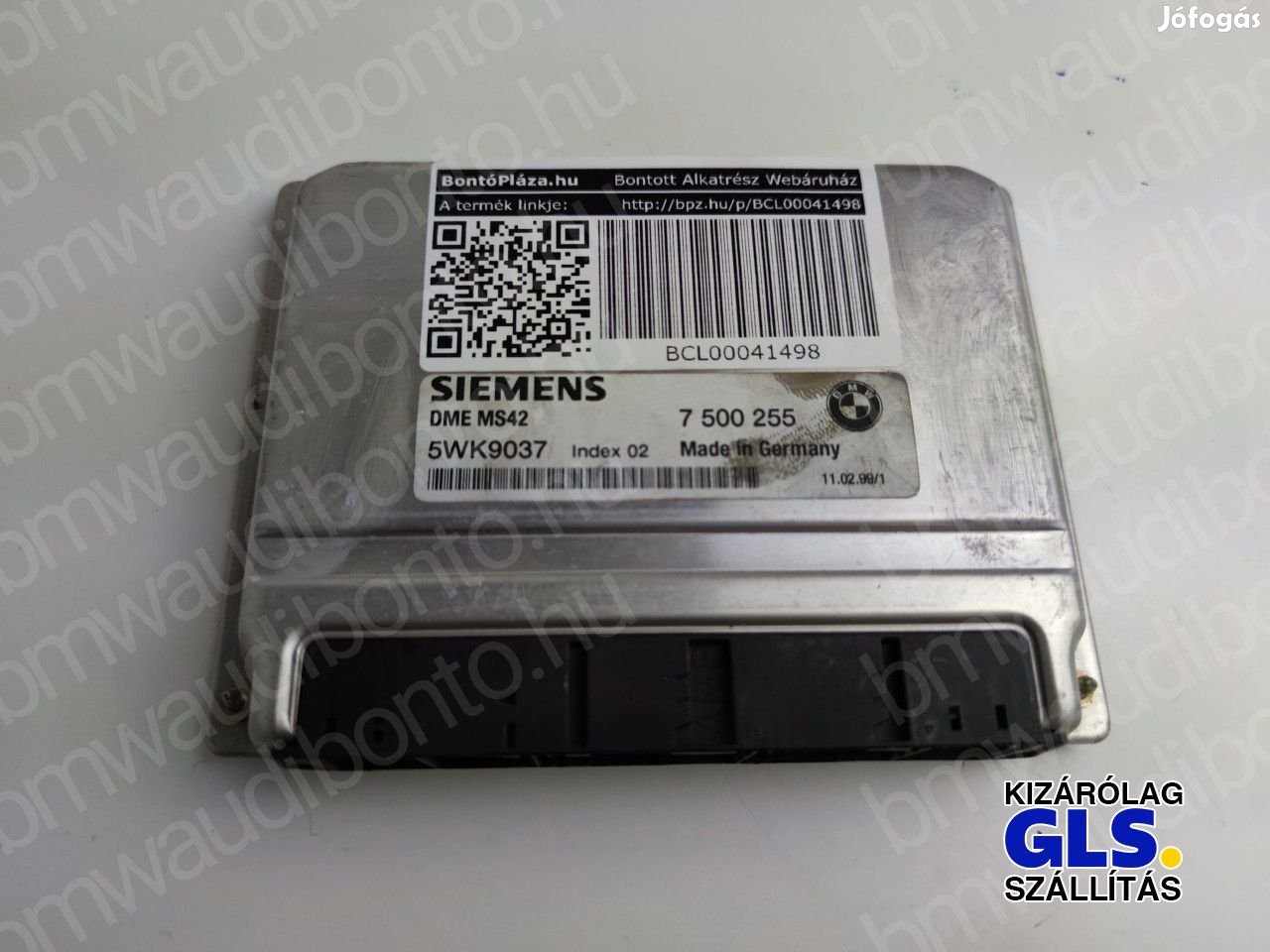 BMW 5 E39 520 i 206S4 Motorvezérlő egységmodul 7500255