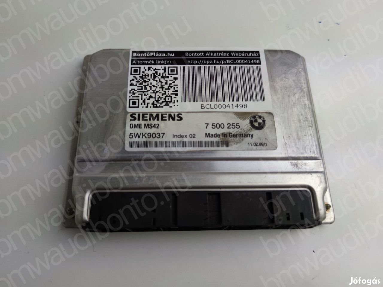 BMW 5 (E39) 520 i Motorvezérlő egység/modul (7500255, 12147500255)