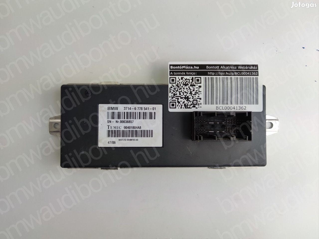 BMW 5 (E60) Dynamic Drive vezérlő egység/modul (6778541, 37146778541)