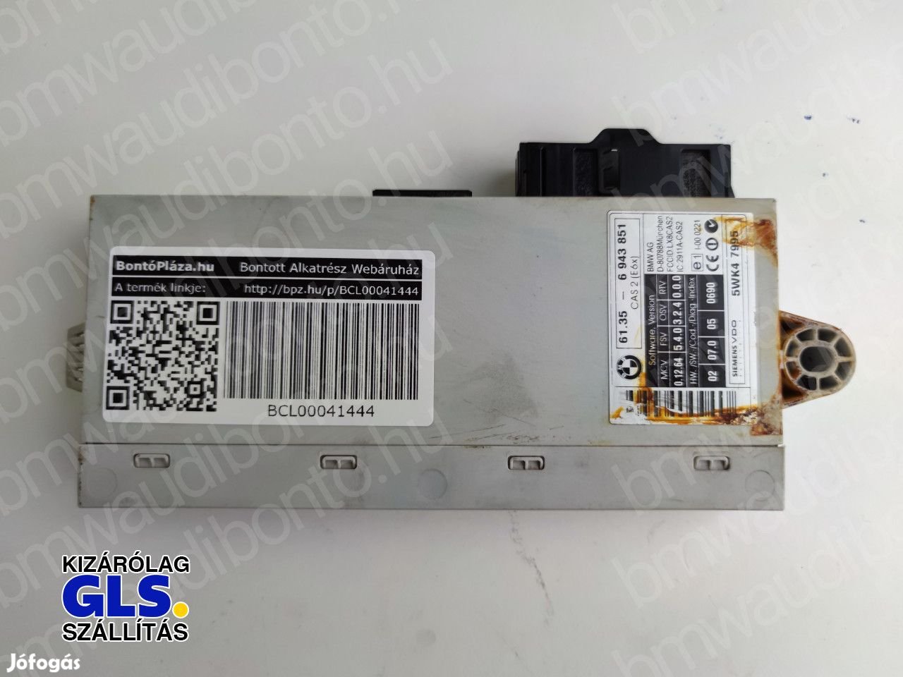 BMW 5 (E60) Indításgátló vezérlőegység/modul (6943851, 61356943851)