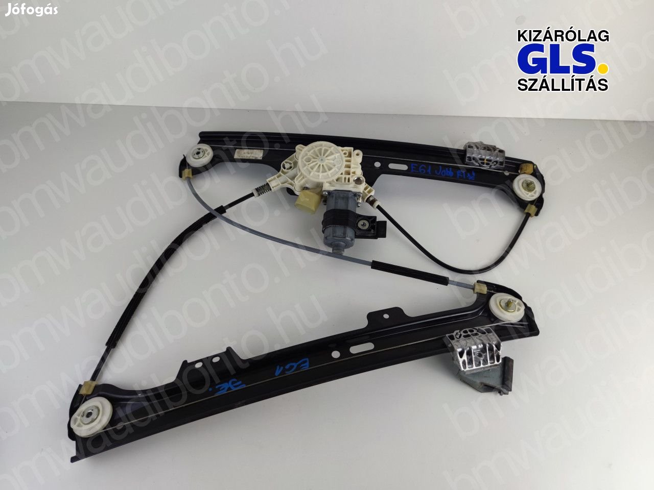 BMW 5 (E60) Jobb első ajtó ablakemelő szerkezet (elektromos) (7184384)