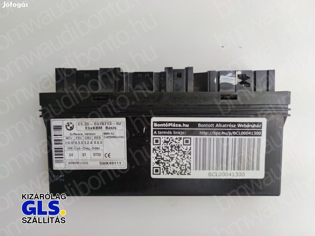 BMW 5 (E60) Komfort vezérlőegység/modul (6978713, 61356978713)